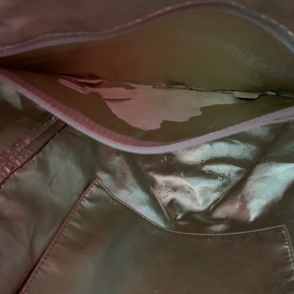 Michael Kors Pink Ostrich Tote - Picture 4 of 6